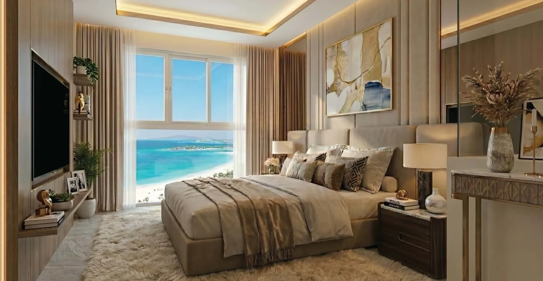 Пример спальни квартиры Love It Wongamat Beach