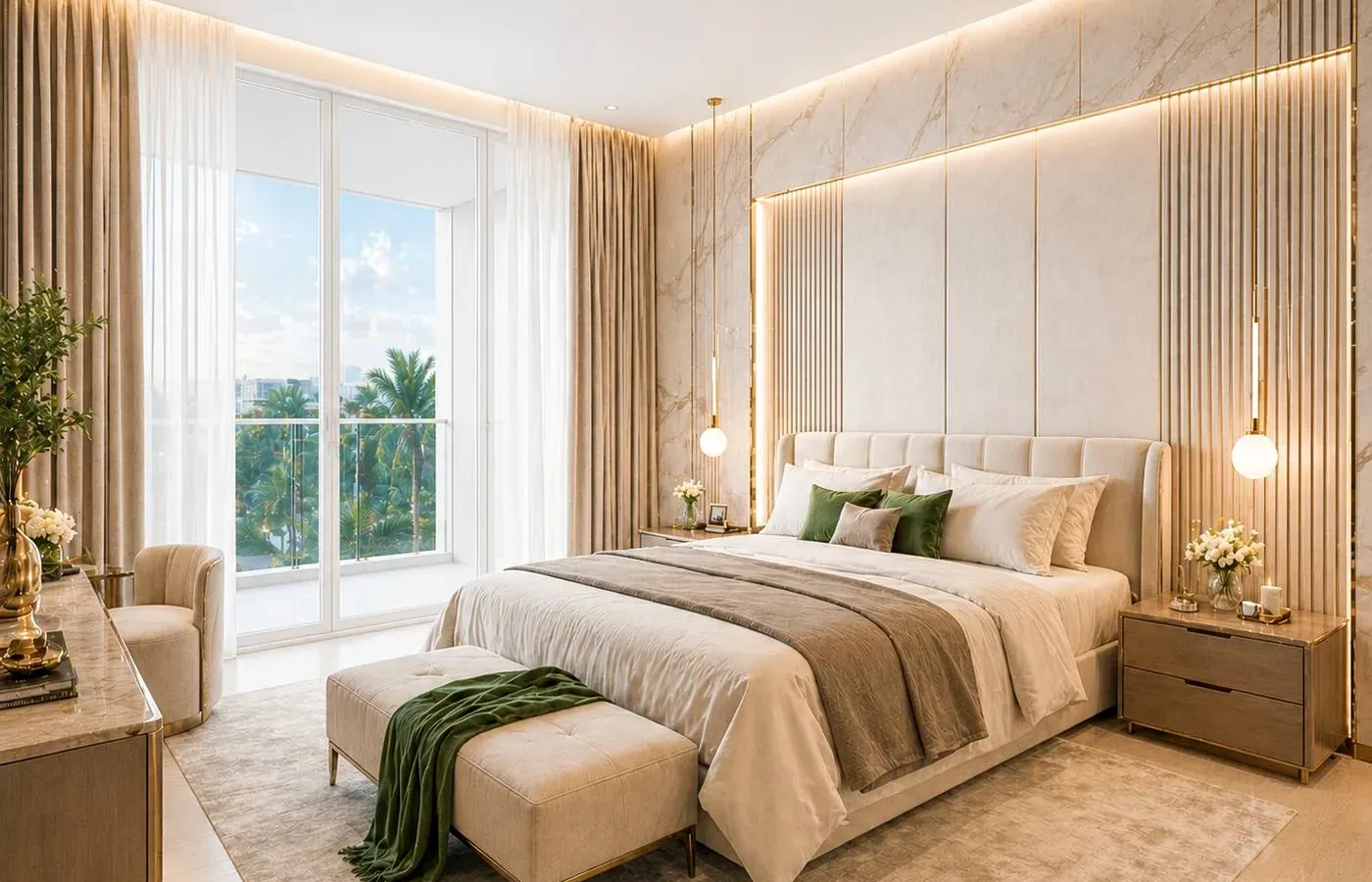Love It Wongamat Beach bedroom with balcony